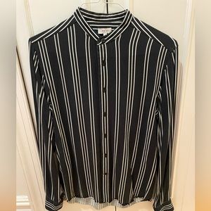 Reiss striped button down shirt
